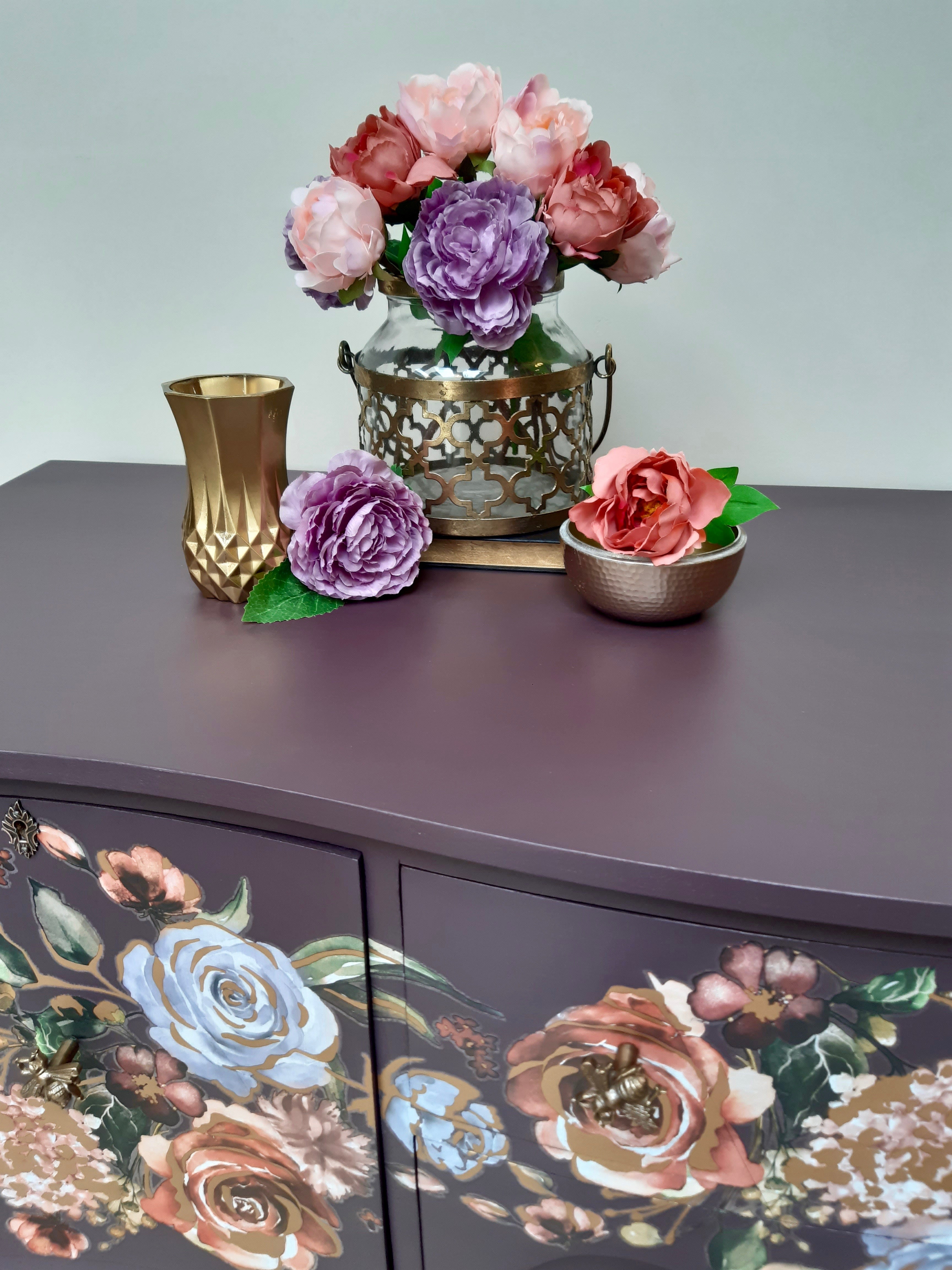 Statement Bow-fronted Sideboard: ‘Sugar Plum'