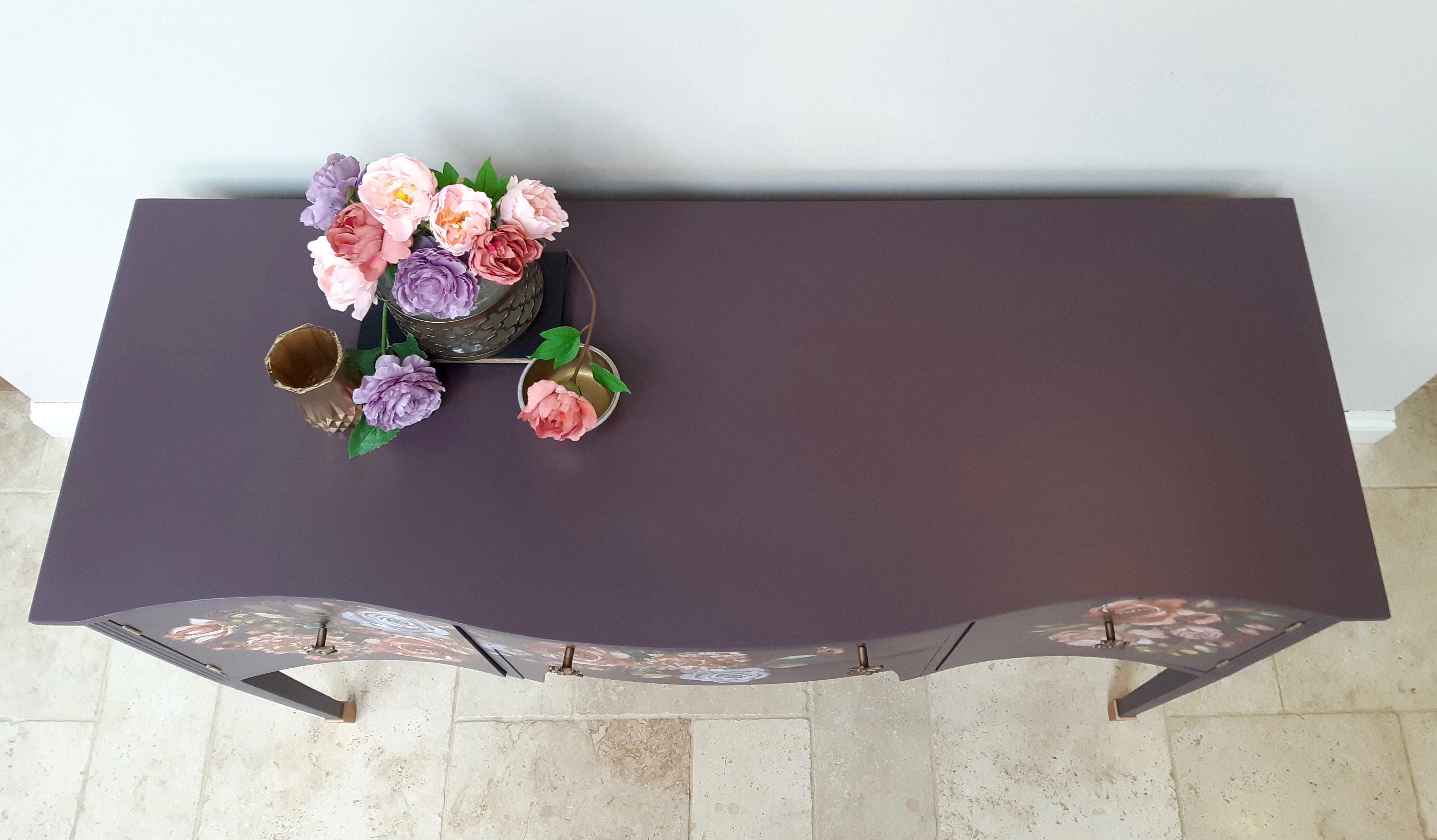 Statement Bow-fronted Sideboard: ‘Sugar Plum'