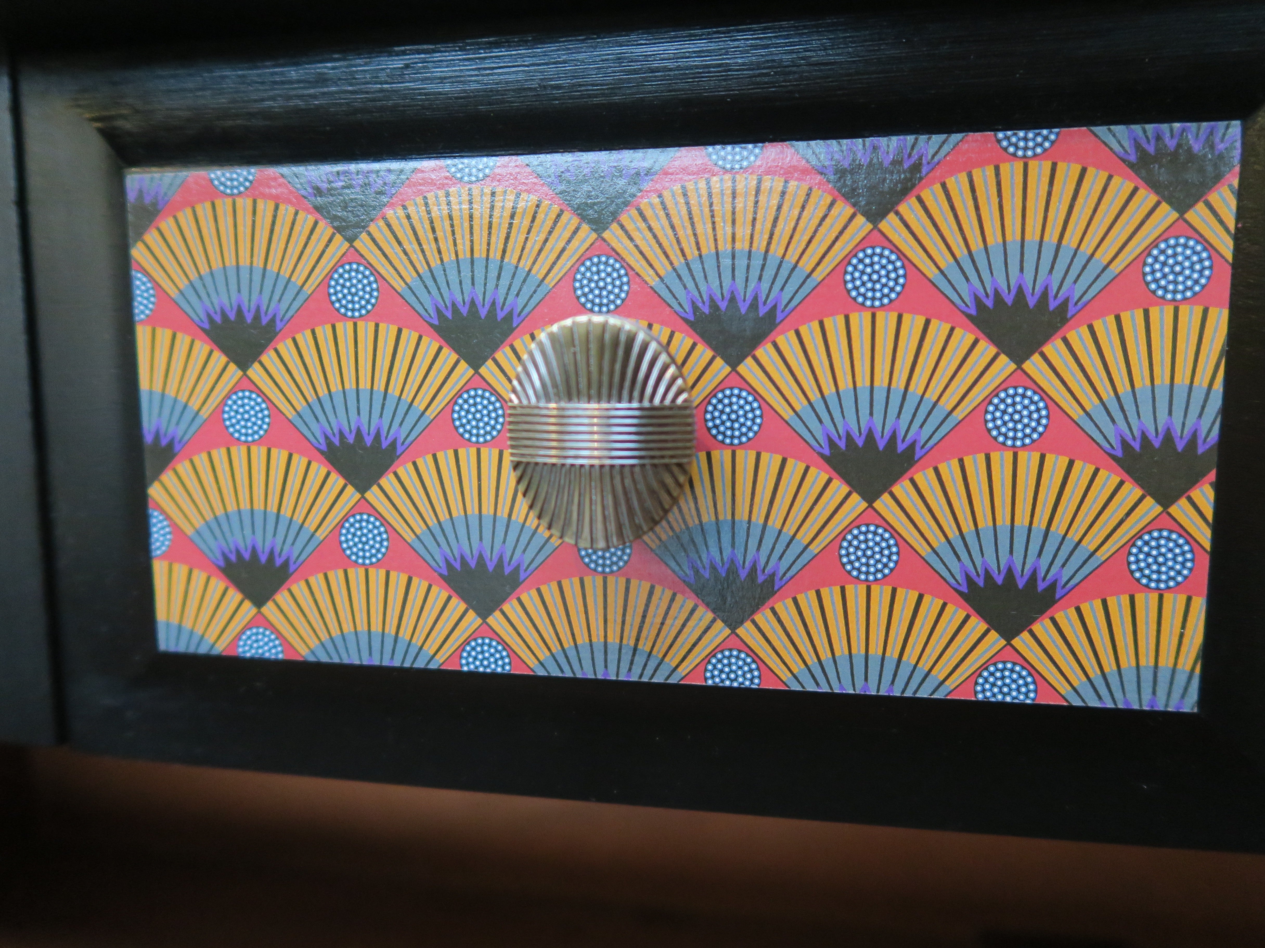 Decoupaged Stag Chest of Drawers