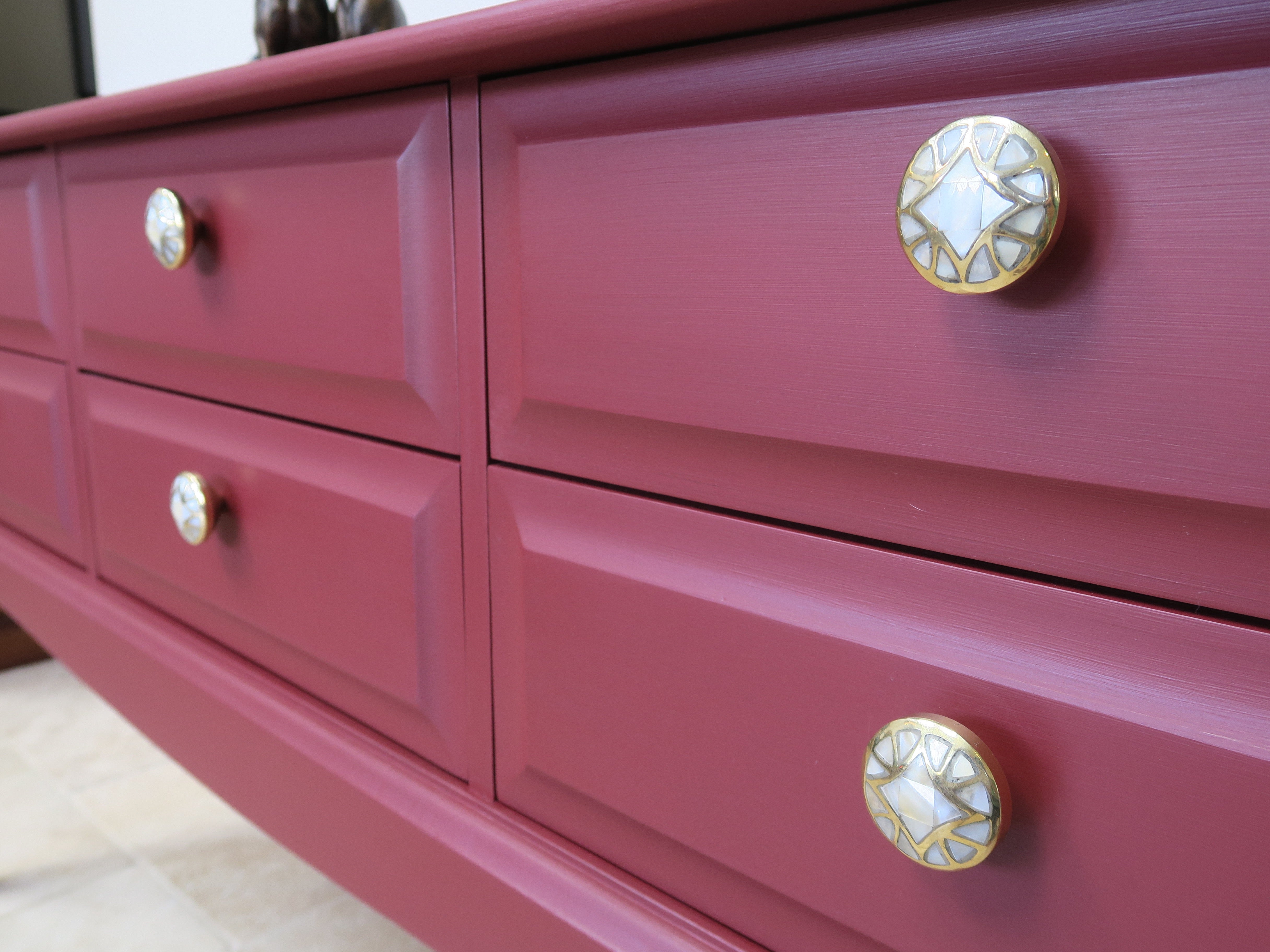 Cranberry Console Table