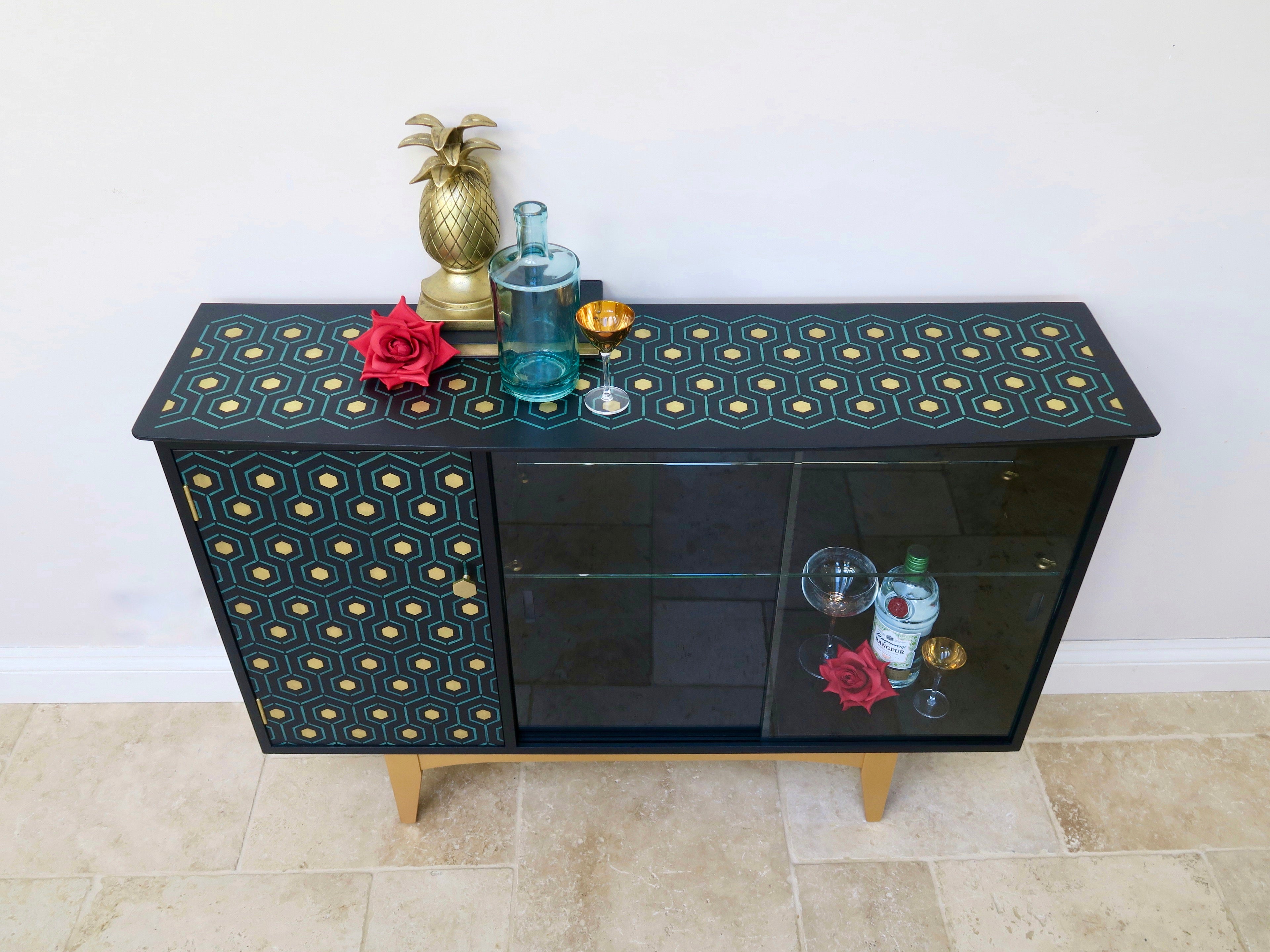 Hexagon Drinks Cabinet