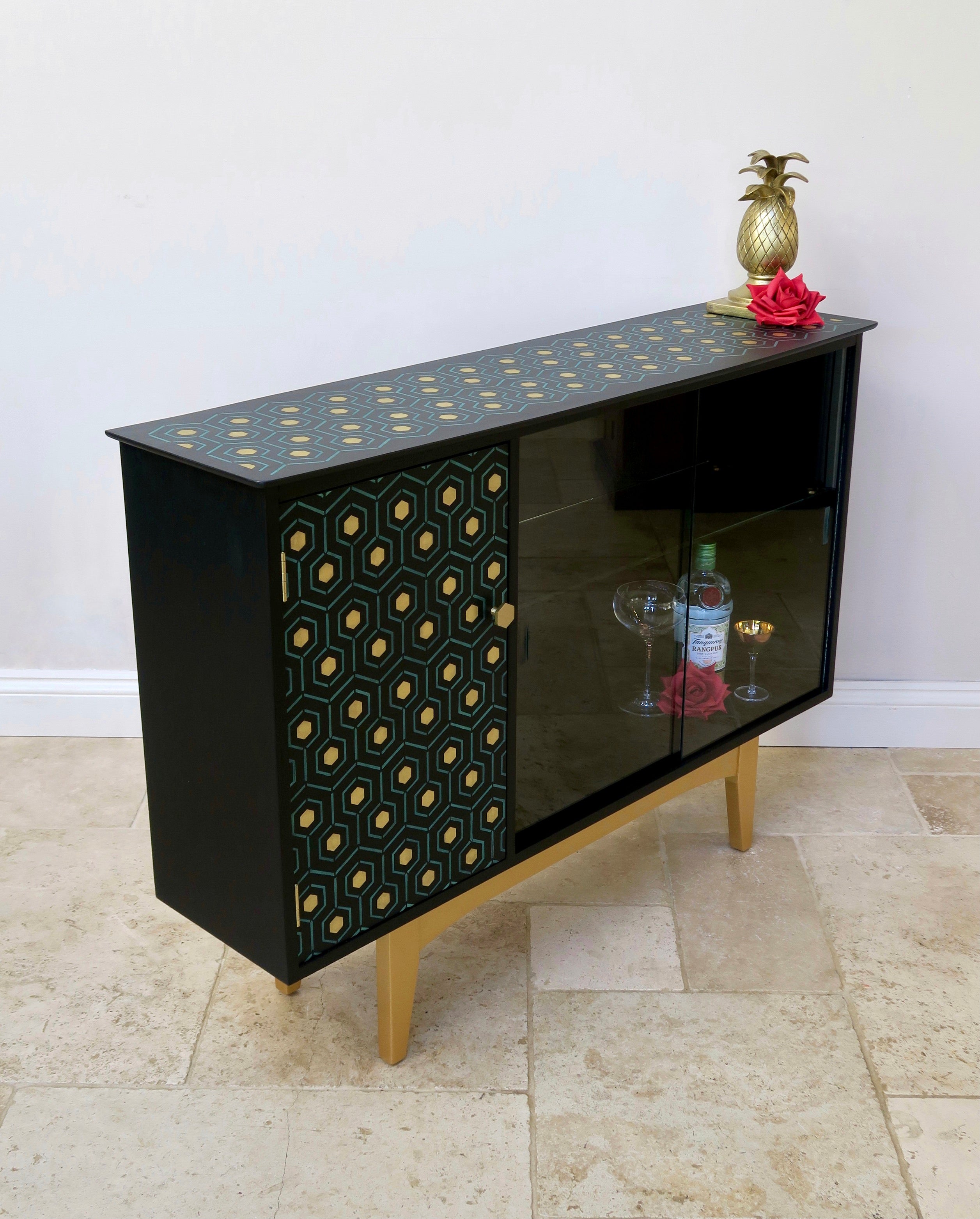 Hexagon Drinks Cabinet