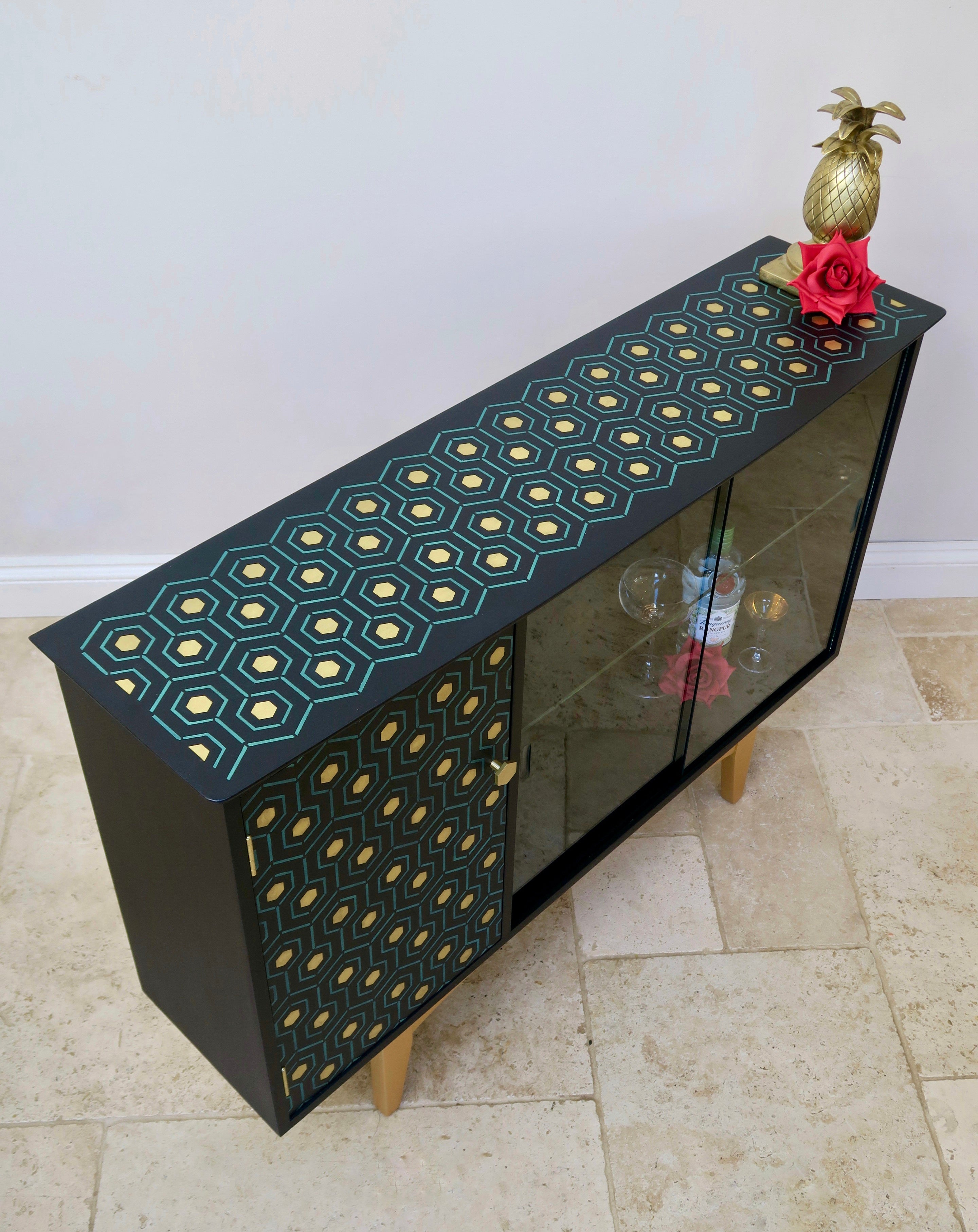 Hexagon Drinks Cabinet