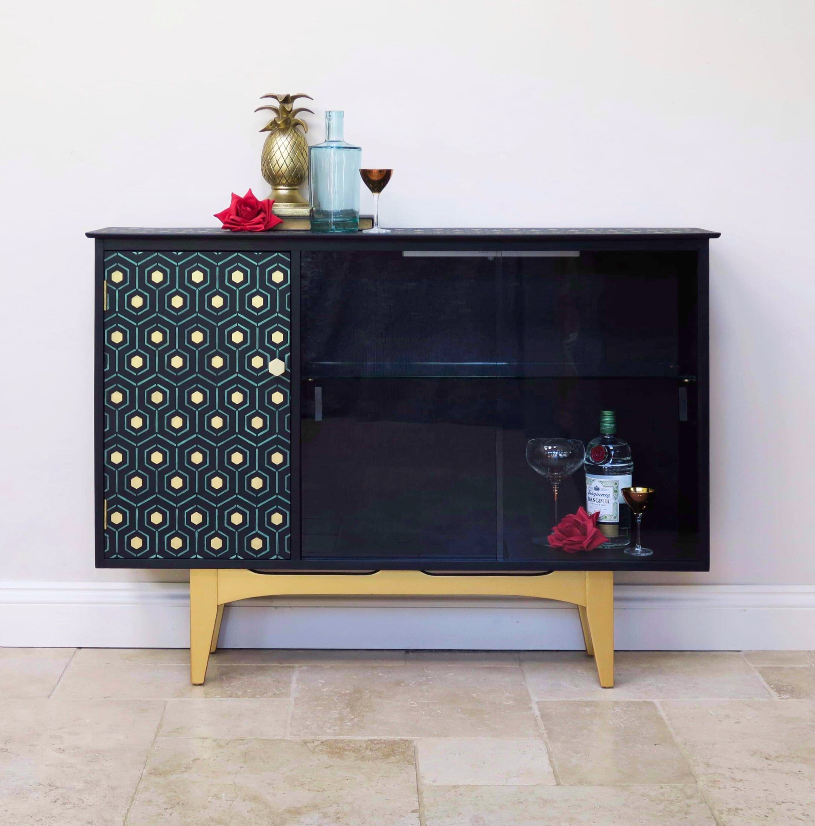 Hexagon Drinks Cabinet