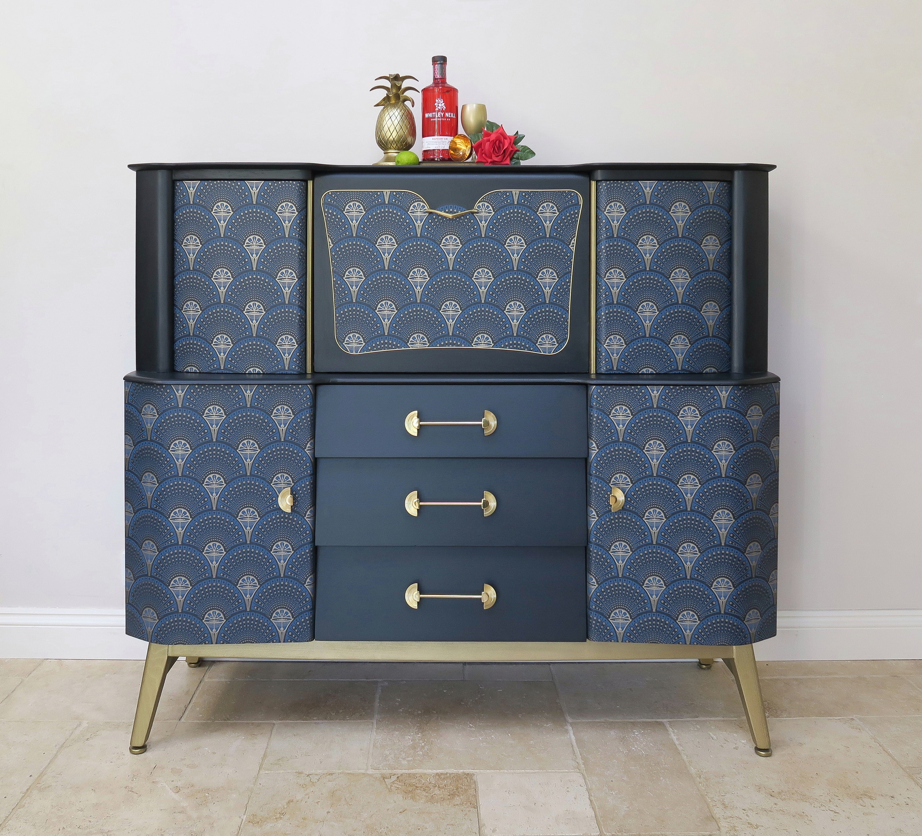 Art Deco Beautility Cocktail Cabinet