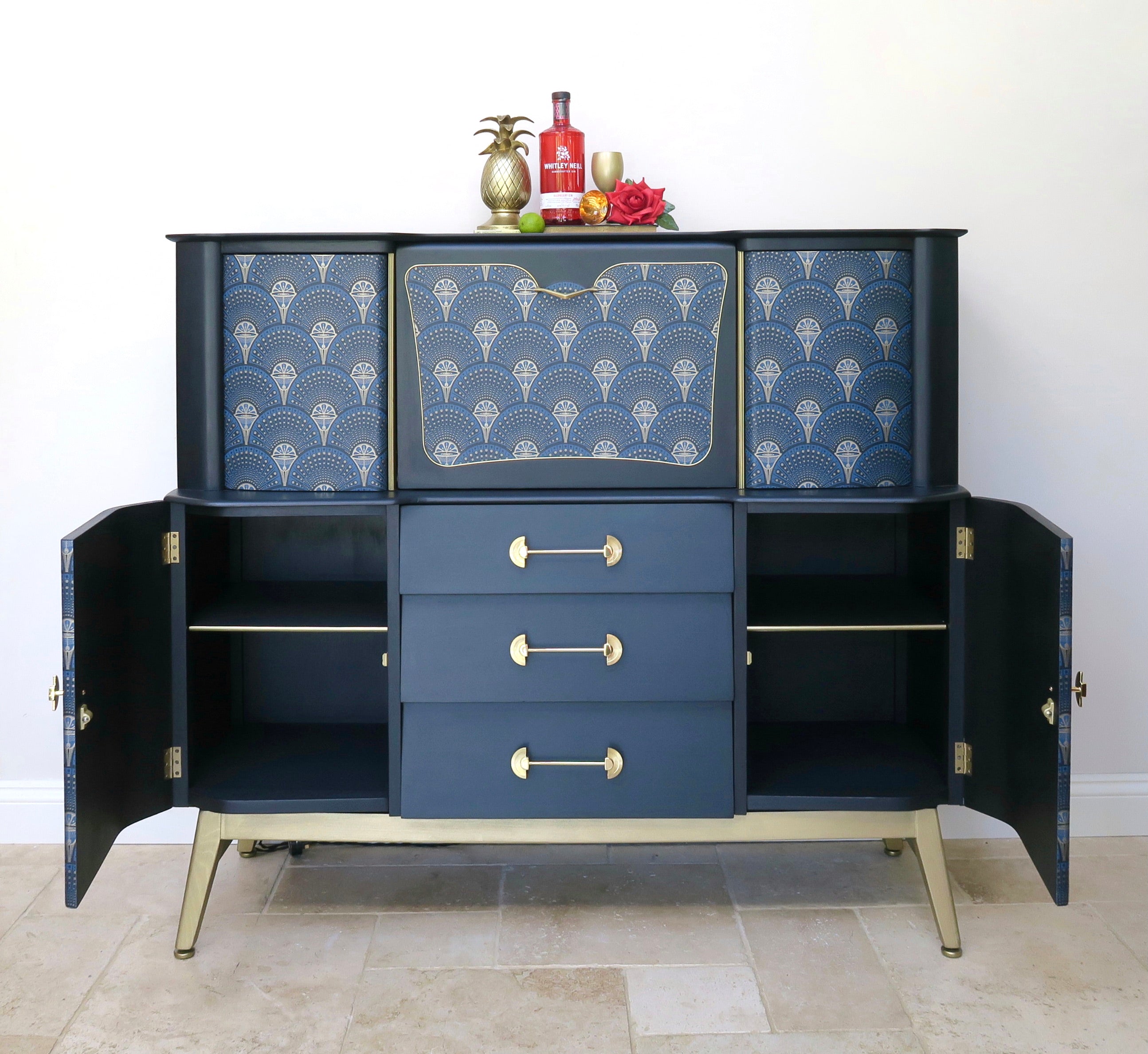 Art Deco Beautility Cocktail Cabinet